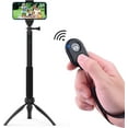 thumbnail image 4 of Wireless Camera Remote Shutter for Smartphones (2 Pack), Wireless Phone Camera Remote Control Compatible with iPhone/Android Cell Phone - Wrist Strap Included Black&White, 4 of 9