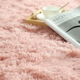 thumbnail image 6 of Softlife Stylish Soft Shaggy Velvet Carpet for Living Room Bedroom, Fluffy Area Rugs,3'x5',Sakura Pink, 6 of 6