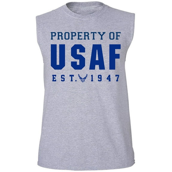 Property of USAF Adult Sleeveless Tee