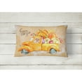 thumbnail image 2 of Carolines Treasures CK2620PW1216 Fall Harvest Vizsla Canvas Fabric Decorative Pillow  12H x16W multicolor, 2 of 3