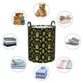 thumbnail image 6 of Balery Pineapple Round Laundry Basket with Handles Waterproof Freestanding Laundry Hamper for Clothes Toys in the Dorm and Family-Medium, 6 of 8
