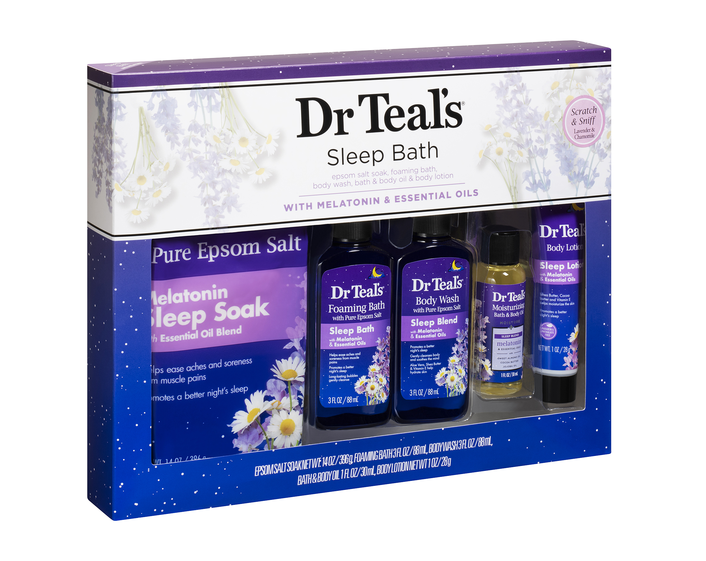 Dr Teal's Bath and Body Regimen Relax & Relief Gift Set: Melatonin - image 3 of 16
