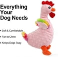 thumbnail image 3 of Tri Color Rooster Squeaky Chew Toy, Knotted Rope for Interactive Play, Pet Engagement Accessory, 3 of 6