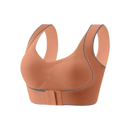 

Zuwimk Bras For Women Full Coverage Women s Bliss Perfection Contour Underwire Bra Orange XL