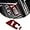 Red, variant on TINKI Real Carbon Fiber Gear Shift Panel ESP Anti Slip Switch Panel Trim Cover Compatible with Chevrolet Corvette C8 2020-2023