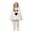 03_White, variant on 2026 Halloween Clothing: Cute Pumpkin Ghost Sweatshirt, Basic Halloween Outfits, for Halloween(01_Orange,3-6 Months)