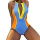 thumbnail image 1 of Gibobby Batas de baño mujeres spa Traje de baño atractivo cómodo de la moda de las mujeres traje de baño delgado de rayas de cuello(B,G), 1 of 5