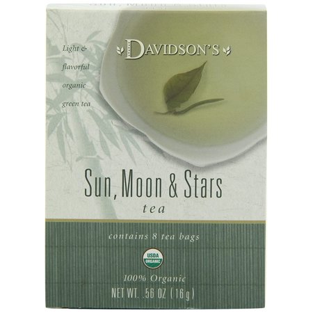 Davidsons Tea Sun, Moon & Stars, 8-Count Tea Bags (Pack of 12)