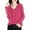 Hot Pink, variant on Womens Oversized Knit Sweater Turtleneck Pullover Soft Long Sleeve Casual Warm Top Comfortable Loose Fit for Fall and Winter