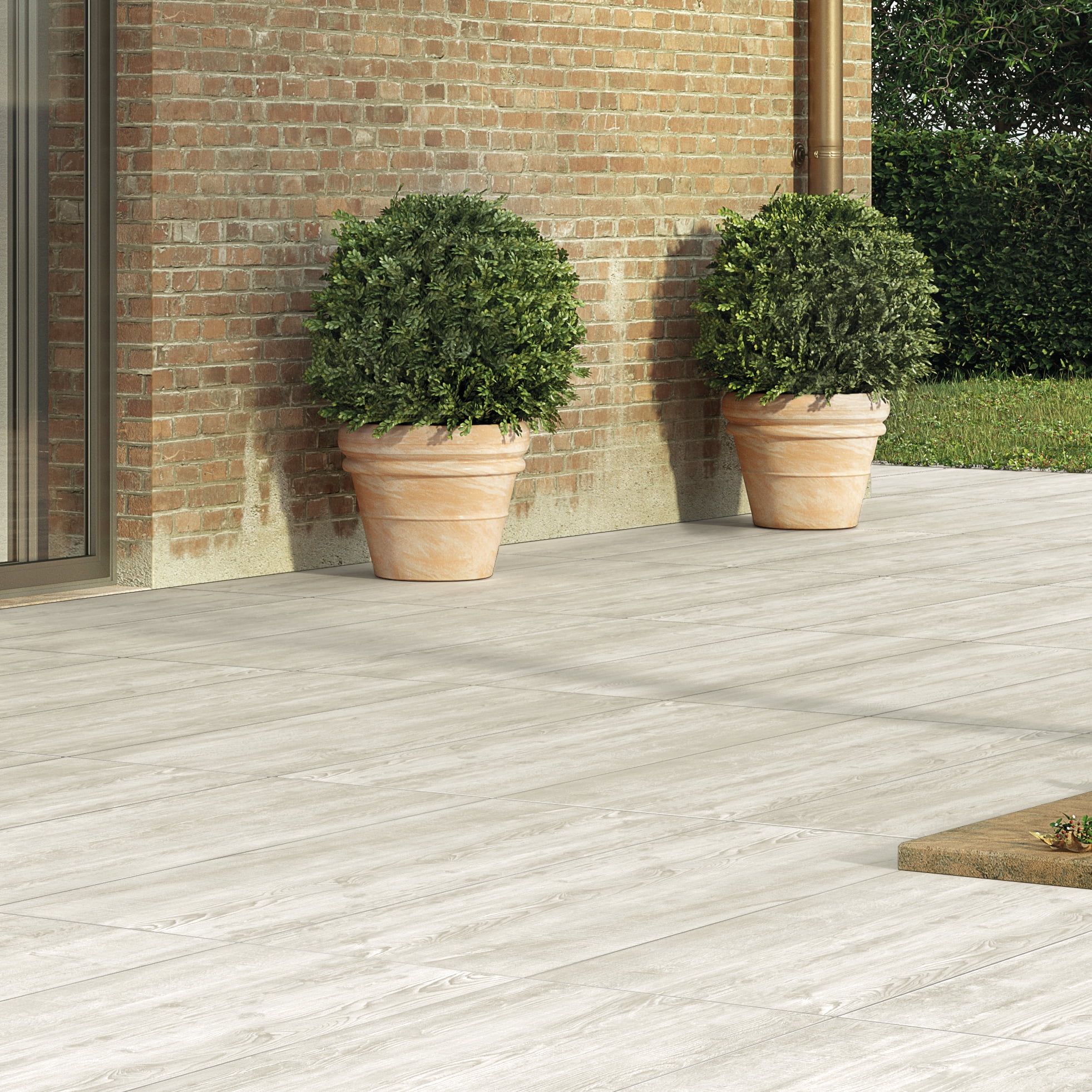MSI Caldera Blanca 16 in. x 47 in. Matte Porcelain Paver Floor Tile (10.44 sq. ft. / case)