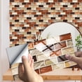 thumbnail image 1 of Affordablo 2025 Renter Friendly Tile Peel And Stick Clearance 1Set 10PC 3D Crystal Tile Sticker Self Adhesive DIY Tile Wall Sticker, 1 of 7