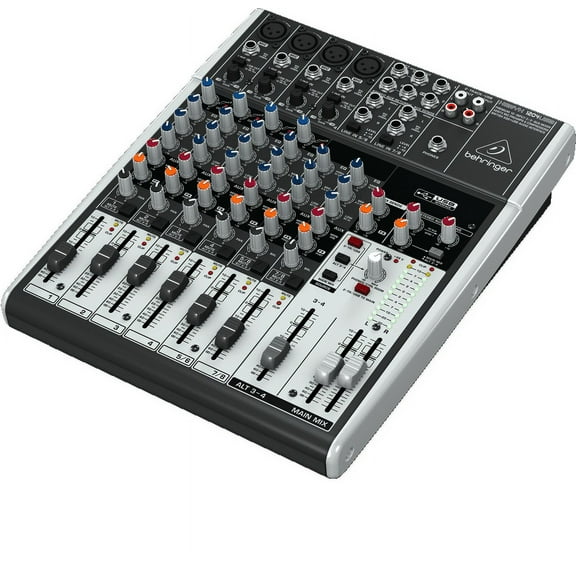 Behringer 1204USB Premium 12-Input 2/2-Bus Mixer w/ Xenyx Mic Preamps & Compressors, British EQs & USB/Audio Interface