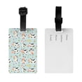 thumbnail image 2 of Luggage Tags for Suitcases, Cute Cows Leather Bag Luggage Tags ID Label Tags Privacy Protection Travel Bag Labels, 2 of 6
