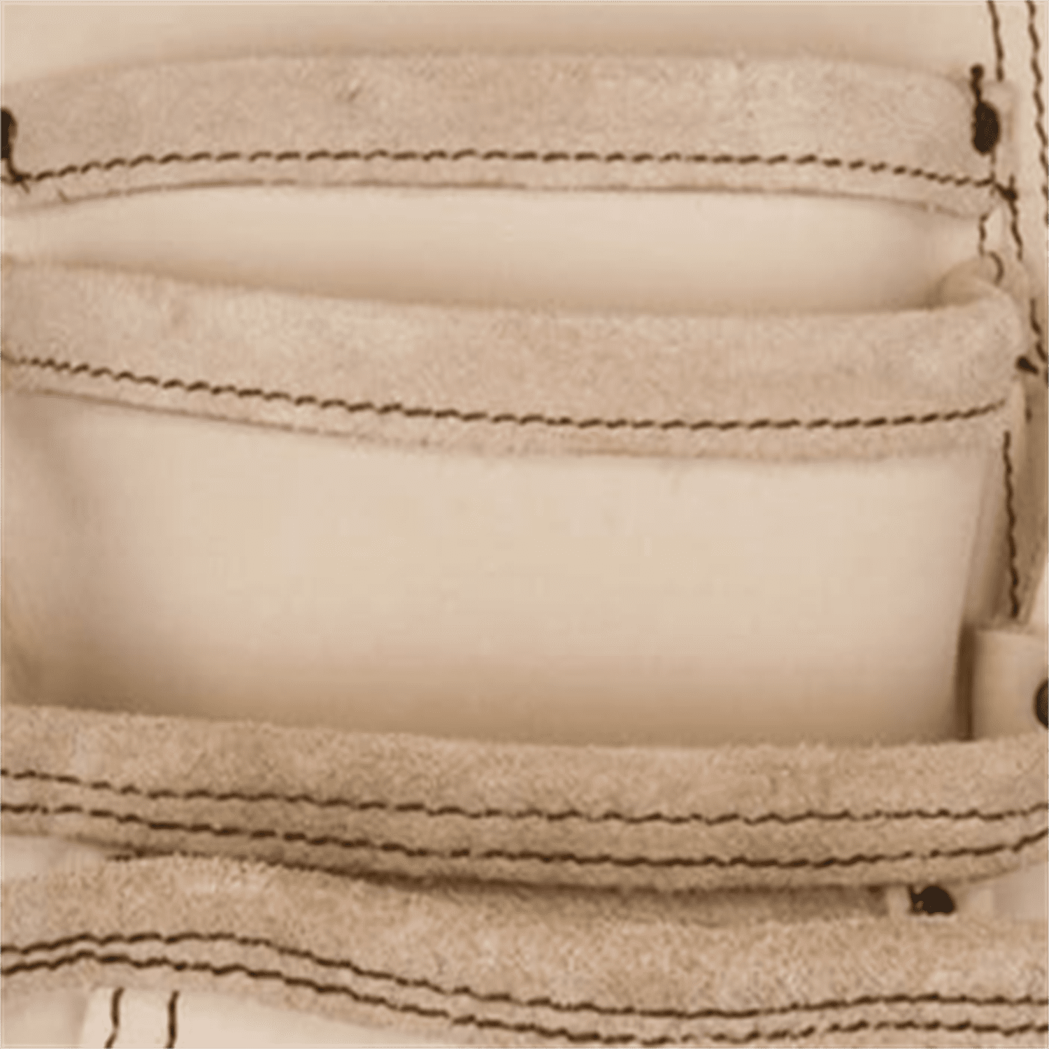 Leathercraft Carpenter's Nail and Tool Bag Reversed Top Grain, 10 Pocket