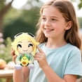 thumbnail image 5 of 9 Inch Avocado Playz Plush Stuffed Doll, Cute Blonde Girl Plushie Holding Avocado Toy, Soft Collectible Plush for Fans and Game Lovers, 5 of 7