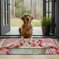 thumbnail image 3 of ONETECH Flamingos Flamingos Square Door Mat Indoor/Outdoor Non-Slip Entrance Mat 19.68*39.37 in, 3 of 6