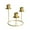 Gold, variant on Wedding Centerpieces for Tables,Modern Home Decor Candle Stand Modern Structure with Sturdy Base Ideal for Home Decor Dining Table Centerpieces Weddings Events and Gift Giving