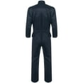 thumbnail image 6 of iiniim Men's Long Sleeve 100% Cotton Coverall Front Half Zipper Dustproof Jumpsuit Workwear Navy Blue L/170, 6 of 7