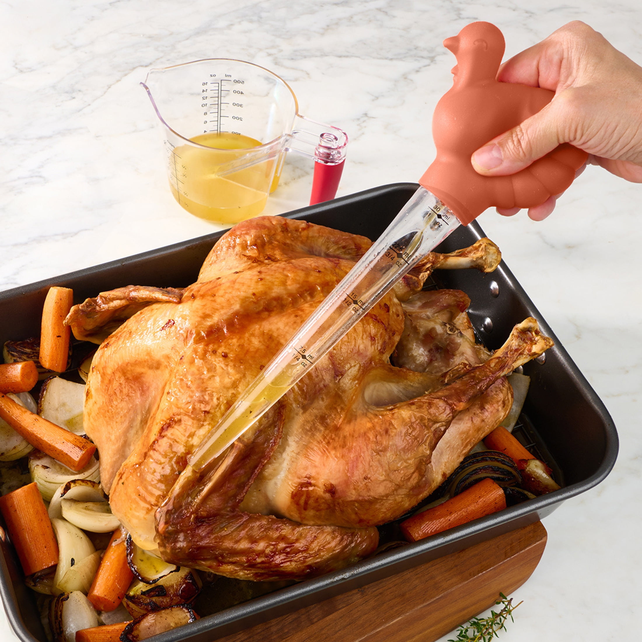 Way-To-Celebrate Turkey Baster, Orange, WAY-TO-CEL PL TURKEY BASTER