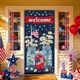 thumbnail image 2 of JHyouerji 4th of July Door Cover 35x71 Inch Holiday Independence Day Door Banner 250th Anniversary Photo Backdrop Background Sign for Front Door Festive Party Decor, 2 of 7