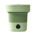 thumbnail image 2 of Wrjufa Mini Washing Machine Foldable Bucket Type Laundry Clothes Washer Cleaner Travel Clearance Green, 2 of 2