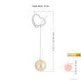 thumbnail image 3 of ANGARA Golden South Sea Cultured Pearl Lariat-Style Heart Necklace in 14K White Gold for Women | June Birthstone, Birthday, Anniversary, Jewelry Gift for Women | Pearl Necklace, 3 of 8