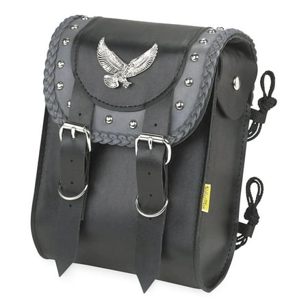- Willie & Max 58445-01 Gray Thunder Studded Sissy Bar Bag