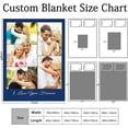 thumbnail image 3 of Personalized Gifts for Boyfriend, Customized Blankdet for Couples, Valentine's Day Gifts for Wife Husband, Custom Photo Blankets with Names, Anniversary Birthday Gifts for Girlfriend Blankets, 3 of 5