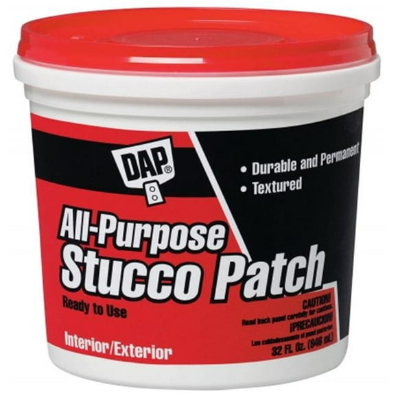 Dap 1 Quart White All-Purpose RTU Stucco Patch  10504