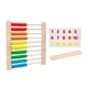 thumbnail image 3 of Ábaco de madera para niños, juguete de aprendizaje preescolar, tarjetas numéricas, juguete matemático de desarrollo, ábaco con marco de madera para, 3 of 9