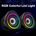 thumbnail image 5 of Computer Speakers Desktop PC Laptop Speakers RGB Mini Gaming Speaker USB Powered for PC, Laptop, Tablets, 5 of 5