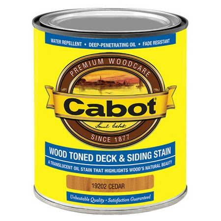 - Wood Toned Deck & Siding Stain (VOC) Cedar Quart