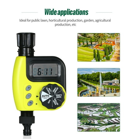 Automatic Water Timer Outdoor Garden Irrigation Controller 1 Programmable Hose Watering Device Without Battery Yellow Canada Automatic Water Timer Outdoor Garden, Timer For Watering Garden