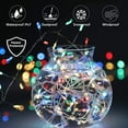 thumbnail image 3 of Solar Firecracker Lights 19.68Ft 200 LED Waterproof Cluster Lights 8 Lighting Mode Christmas Fairy Lights Fire Crackers Garland Fairy Light for Garden Wedding Party, 3 of 7