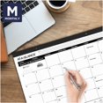 thumbnail image 2 of AT-A-GLANCE 2022 17" x 21.75" Desk Pad Calendar Black/White SK24-00-22, 2 of 2