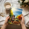thumbnail image 3 of Goodbye Summer Bernese Mountain Dog Hello Fall Time for School Spiral Bound Journal Berner Lover Gifts 5x7in Spiral Notebook - 02014, 3 of 5