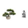 thumbnail image 1 of Colección De Bonsáis Artificiales, Plantas Artificiales, Macetas, Centros De Mesa, Estatua De Guan Yin, Figura De Kuanyin, Escultura De Buda Femenina Feng Shui, Pasillo Interior Chino, 1 of 8