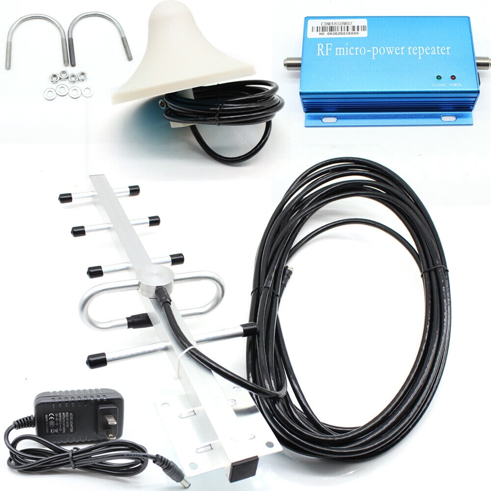 Cell Phone Signal 3G 4G Repeater Booster Amplifier Yagi Antenna Kit CDMA 850MHz