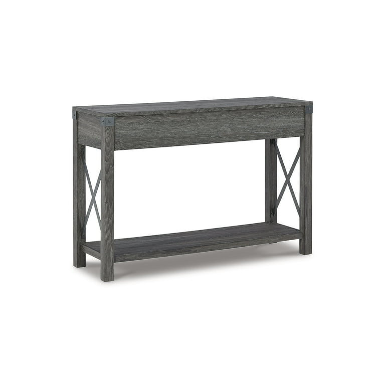 Freedan Sofa Table - Grayish Brown Freedan Sofa Table - Grayish Brown