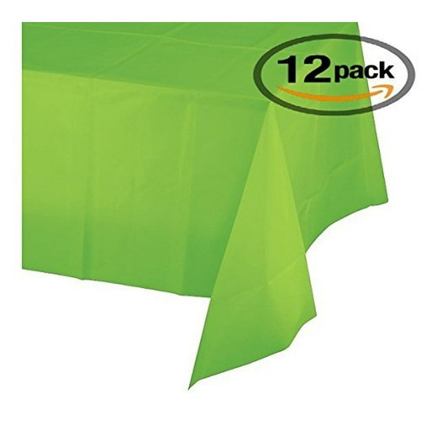 Mountclear 12Pack Disposable Plastic Tablecloths 54 x 108 Inch size