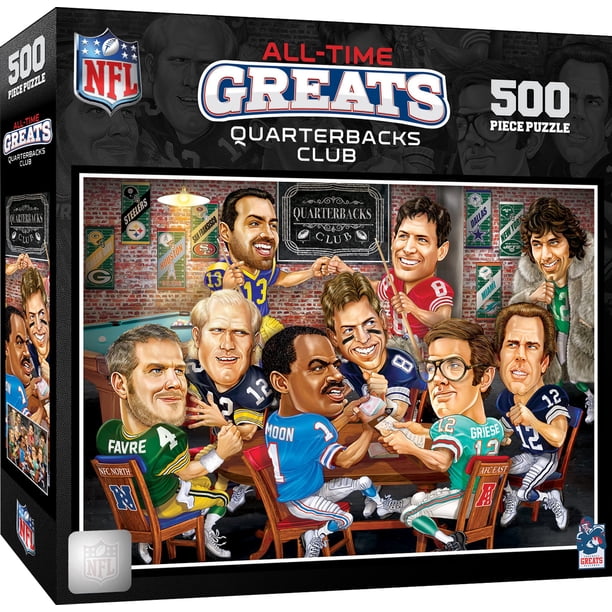 Rompecabezas MasterPieces de los mejores mariscales de campo de la NFL de todos los tiempos