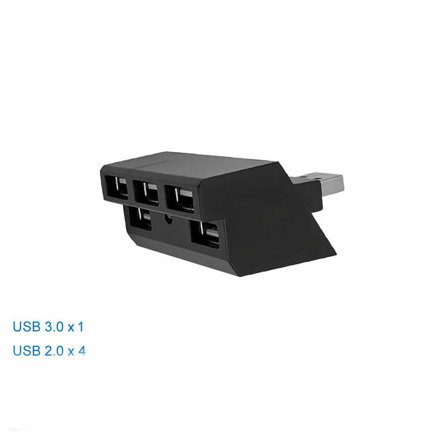 USB Hub 3.0 for PS4 Pro, USB Extension Adapter Splitter Charging Port (1x USB3.0 and 4X USB2.0)  for Playstation 4 Pro
