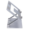 thumbnail image 4 of CHICIRIS Laptop Holder,Computer Riser Stand,Laptop Stand Collapsible Aluminium Alloy Computer Riser Stand Silver Notebook Support Cooling Holder for Laptop Within 18in, 4 of 8