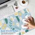 thumbnail image 4 of Long Mouse Pads for Desk,Pioneer Flower Floral Print Pattern Desk Mats on Top Of Desks, Desk Mouse Pad Extra Large with 3mm Non-Slip Base and Stitched Edge for Gaming,Office,Work,Home 31.5"x11.8", 4 of 6