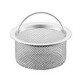 thumbnail image 2 of 3Pcs Stainless Steel Kitchen Drain Catcher! Vacemry Bathroom Plug Hole Cover for Anti Clog, Mesh Debris Trap, 2 of 9