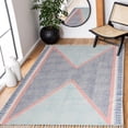 thumbnail image 2 of Casavani Eco friendly Dining Area Garden Rug,Blue 6x6 Ft, 2 of 6