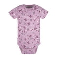 thumbnail image 4 of Gerber Baby Girl Short Sleeves Onesies Bodysuits, 8-Pack, 4 of 11