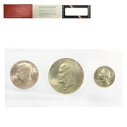 U.S. MINT 1976-S Bicentennial Silver Unc. 3-Coin Set (Red Envelope, w/COA)