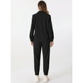 thumbnail image 4 of DARING DIVA Women's Corduroy Sets 2 Piece Long Sleeve Shirt and Pants Set XS Black, 4 of 6