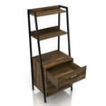 thumbnail image 6 of Bowery Hill Wood 1-Drawer File Cabinet in Light Brown Hickory, 6 of 8